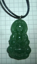 Jade Buddha Anhänger Halsband Modeschmuck Kette Edelstein Glück Heil Stein China