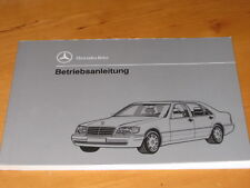 Mercedes Bedienungsanleitung W 140 - S 350 D  - Turbodiesel - NOS -- 1993
