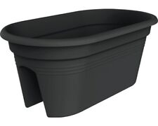 Blumenkasten elho Green Basics Flower Bridge Kunststoff 55x30x23 cm schwarz inkl