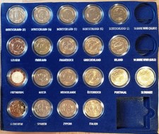 20x 2 € Euro 2009 VERGOLDET