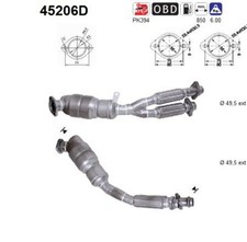 AS Katalysator 45206D für BMW