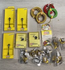 Märklin HO Konvolut Elektromaterial, Laternen, Strahler Beleuchtungssockel OVP 