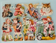 WS Serie M 49-52  Bogen  Glanzbilder, Oblaten, Stammbuchbilder SEHR SELTEN