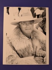 Larry Hagman, seltenes Werbe Pressefoto von 1989
