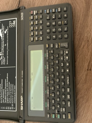 Sharp e500s pocket computer - sharp,