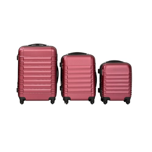 Abs reisekoffer set - abs, 3tlg