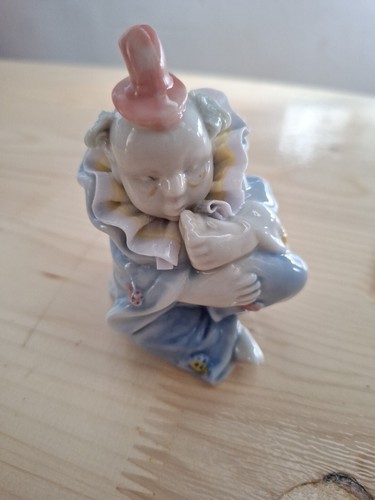 Porzellan figur clown - porzellan,