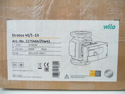 Wilo stratos 10 - 40,