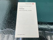 DB-Städteverbindungen Hamburg 1995/96 Fahrplan Deutsche Bahn