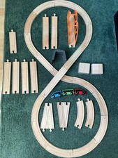 Ikea Holzeisenbahn mit Brücken-Set Holzspielzeug