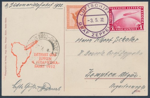 Zeppelin südamerikafahrt 1932 - zeppelin,