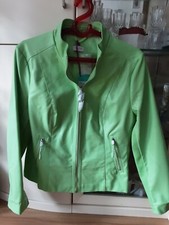 Jacke in Leder - Optik 🌸 Gr. 42 🌸 Frühlingsgrün