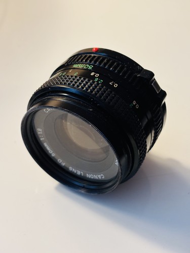 Canon lens 50mm 1 - lens, 1:1.8