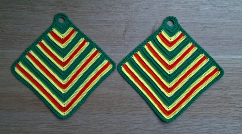 Topflappen handarbeit - topflappen,