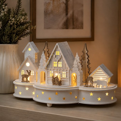 Led weihnachtsdorf - led,