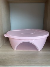 Tupperware Schüssel Mediterrano 2,5 L Rosa mit Sichtfenster Neu