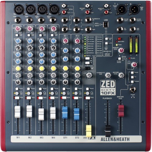 Allen heath zed60 10fx - heath, zed60-10fx