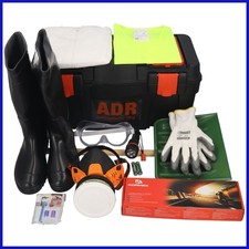 ADR Gefahrgutausrüstung Gefahrgutkoffer Transport LKW Set 10 teilig GGVS Koffer