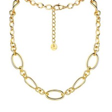 Damenkette Gold vergoldet 24