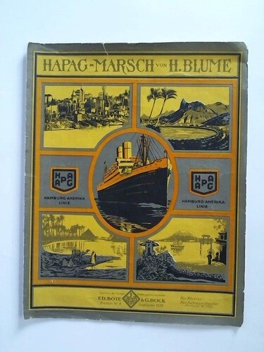 Hapag hamburg amerika linie - hapag, hamburg-amerika