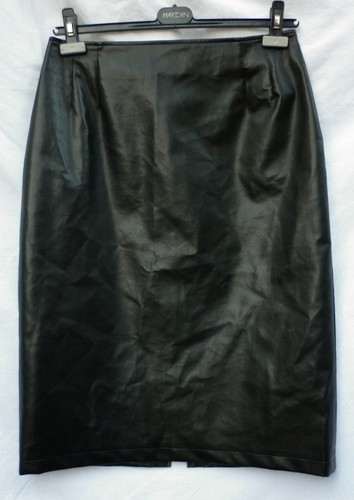 Lederrock schwarz loggia - schwarz,