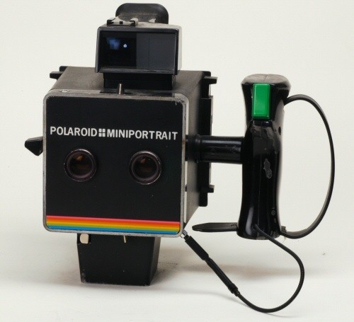 Original polaroid miniportrait - original,