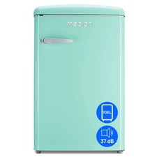 MEDION Retro Kühl-Gefrierkombination 108L (95L+13L) 89.5cm 37dB 110kWH 4* grün E