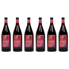 BIELMEIER Glühwein Punsch Hitzkopf Heidelbeer 9 % vol 6x 1 Liter Glasflasche