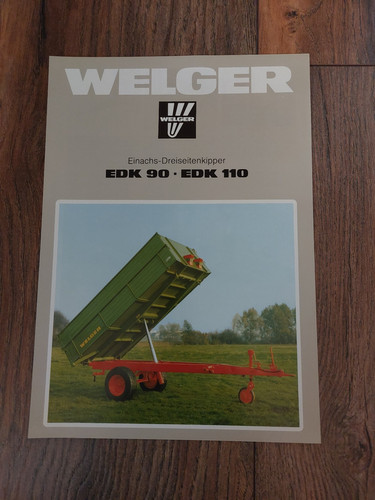 Original prospekt welger - prospekt,