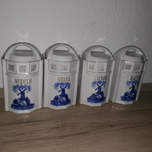 Alte vorratsdosen porzellan - alte,