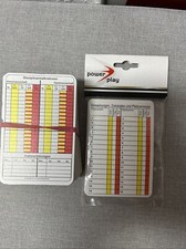 MyReferee 50Stk./ca. 30 Stk. Schiedsrichter Spielnotizkarten Fussball/Handball