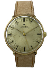 Herrenarmbanduhr Junghans Chronometer Handaufzug mit Schwanenhals, funktioniert