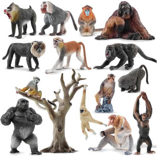 Affen tierfiguren set - tierfiguren, set,