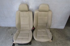 Ledersitze Vorne Sandbeige Hell MIT Sitzheizung BMW X3 3.0d Bj 2005 E83 2286399