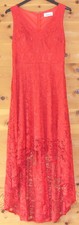 Vokuhila Kleid in rot, Gr. 38/40, von babyonline D.R.E.S.S, Spitzenkleid