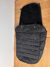 ? Warmer Fußsack für Kinderwagen / Buggy – Schwarz