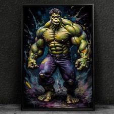 ✅ Wandbild, Hulk Superheld
