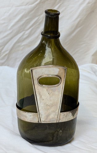 Antike flasche mundgeblasen - flasche,