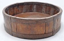 Vintage Holz Rundkorb Schüssel Original Alt Handgefertigt