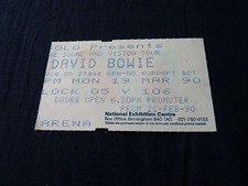 Ticket david bowie birmingham - ticket,