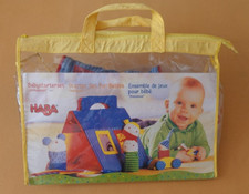 Spielhaus mit drei Figuren, Babystarterset von HABA  "Willkommen" (#D1)