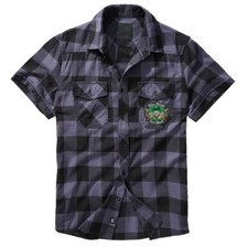 Herren Karo Kurzarm Hemd The