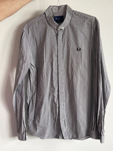 Fred perry langarmhemd slim - langarmhemd,