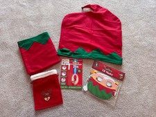 Neu Elfen Badly Elf Secret Message Stift Gold Münze Tasche Elfenhut Stuhlhülle x 2