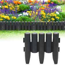 Rasenkante Holzoptik Garten