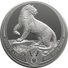 1 Oz Silber BU Blister Leopard