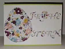 Grusskarte Drehkarte OSTERN Stampin Up "EI" Limette Unikat