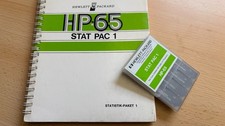 HP-65 , STAT PAC 1, Software