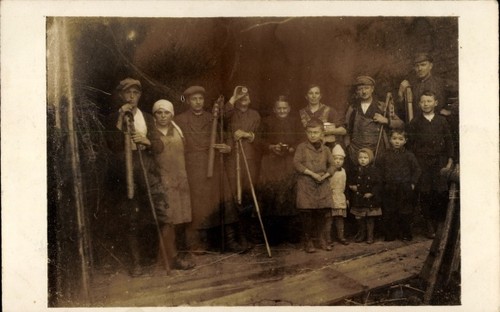 Foto bauern und kinder - und,