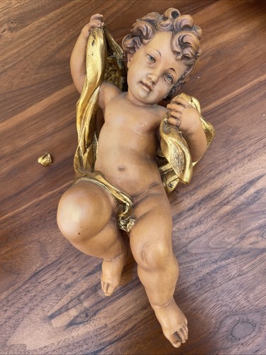 Putto engel mit draperie - engel, –
